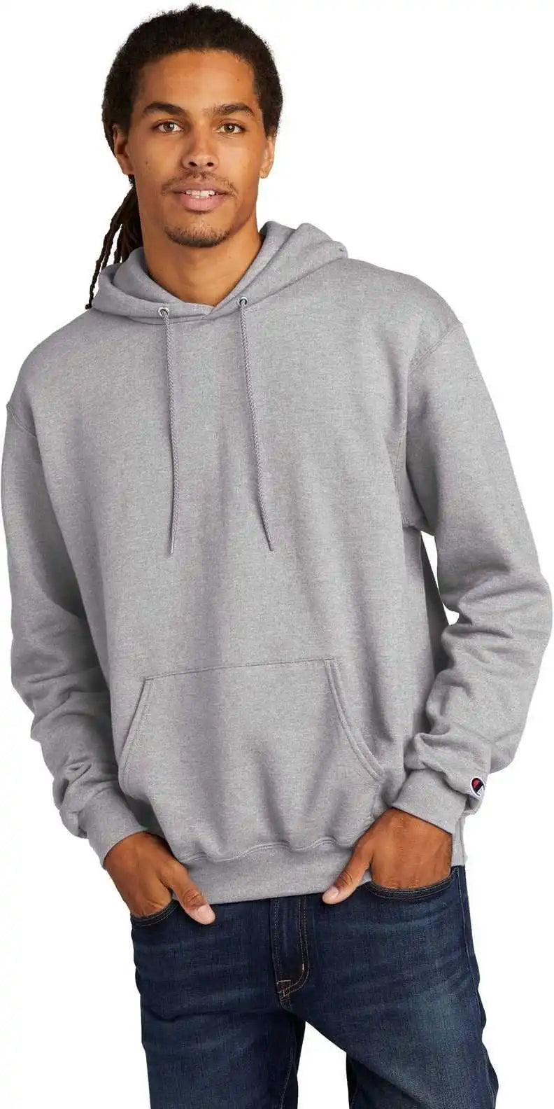 Champion S700 Eco Fleece Pullover Hoodie Light Steel