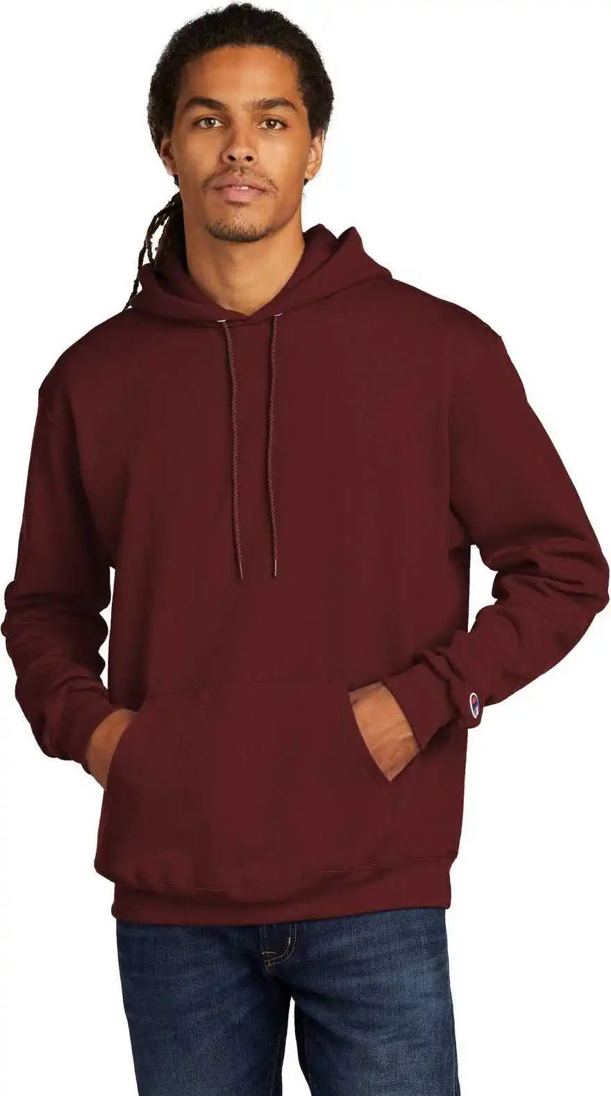 Champion S700 Eco Fleece Pullover Hoodie Maroon