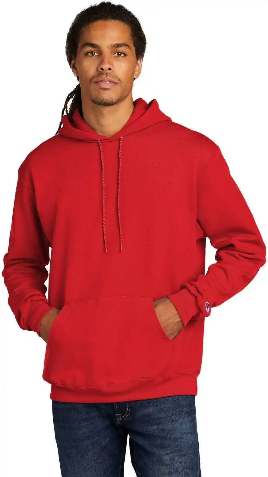 Champion S700 Eco Fleece Pullover Hoodie Scarlet