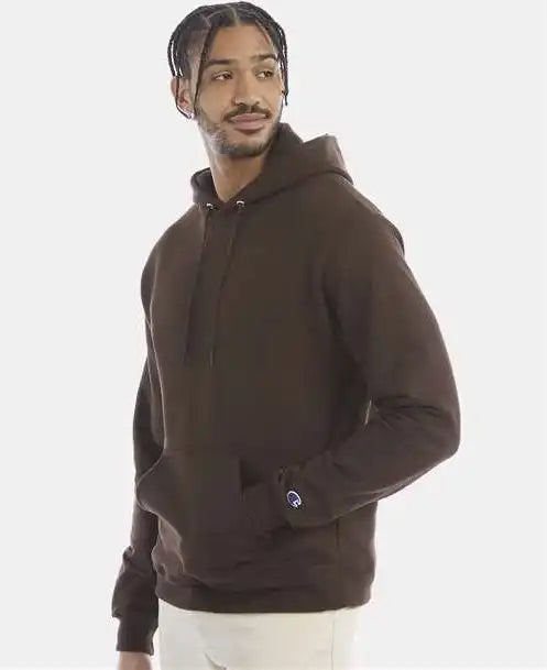 Champion S700 Powerblend Hooded Sweatshirt Chocolate Brown