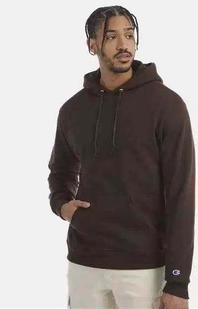 Champion S700 Powerblend Hooded Sweatshirt Chocolate Brown