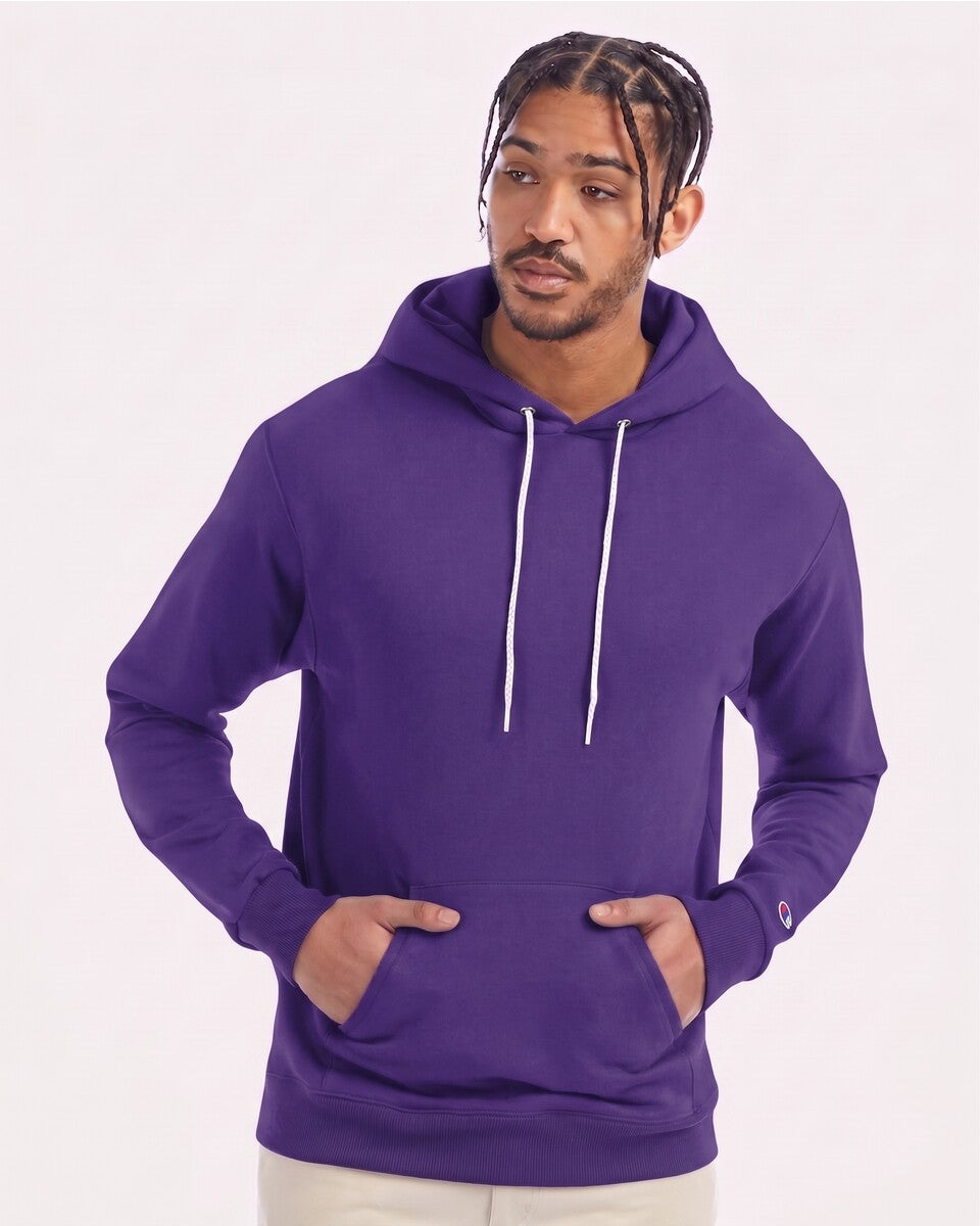 Champion S700 Powerblend Hooded Sweatshirt - Purple