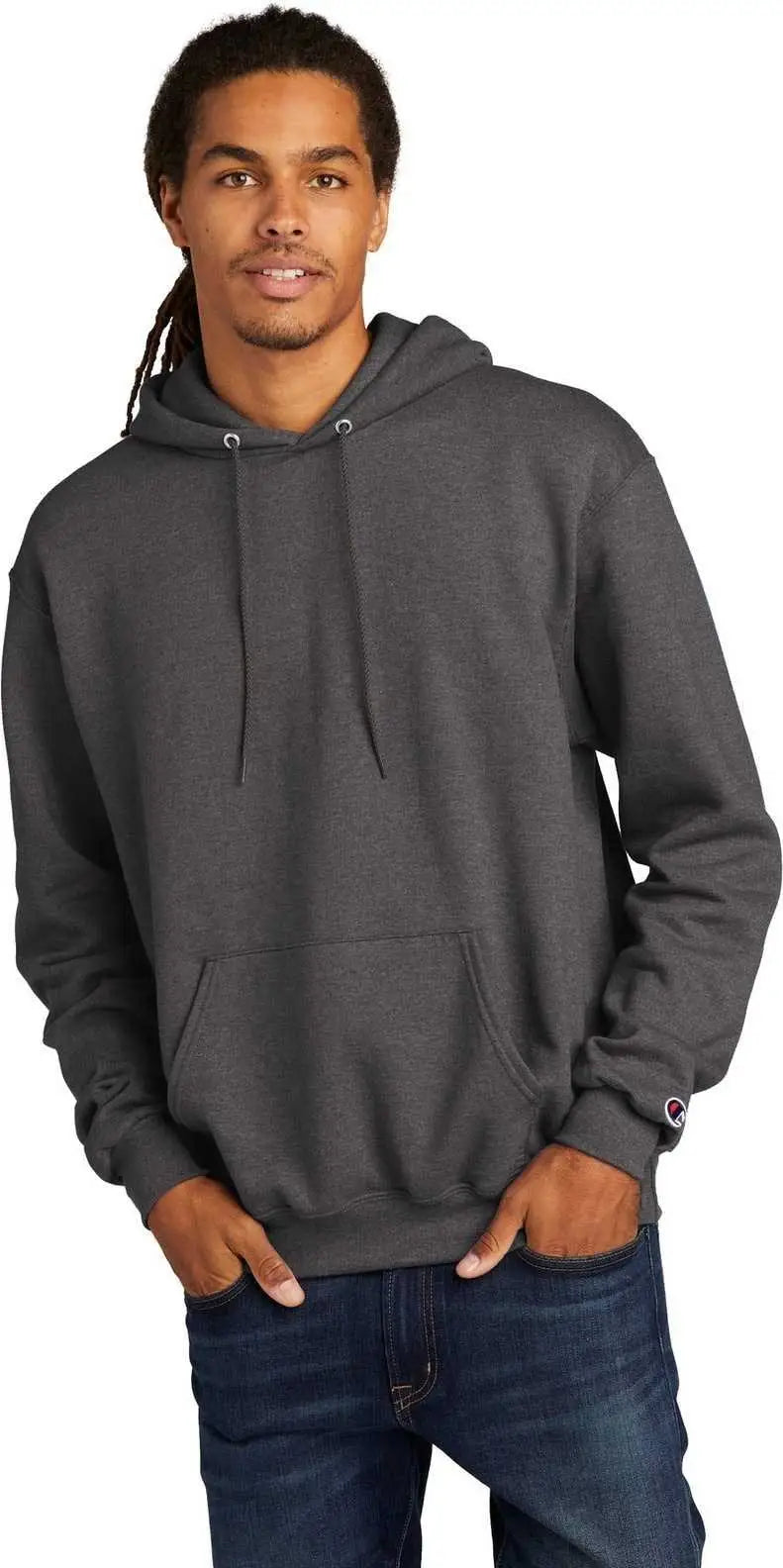 Champion S700 Powerblend Pullover Hoodie - Charcoal Heather