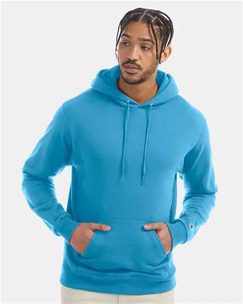Champion S700 Powerblend® Hooded Sweatshirt - Blue Lagoon