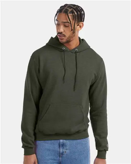 Champion S700 Powerblend® Hooded Sweatshirt - Dark Green Heather
