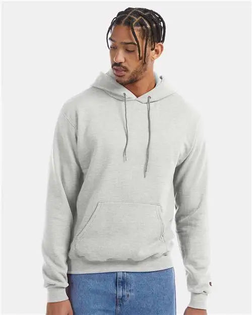 Champion S700 Powerblendâ Hooded Sweatshirt - Silver Grey