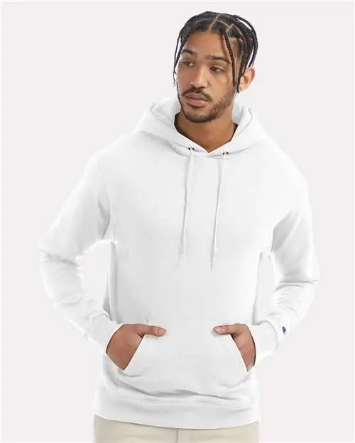 Champion S700 Powerblendâ Hooded Sweatshirt - White
