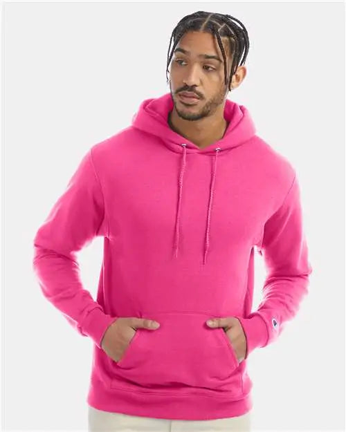 Champion S700 Powerblendâ Hooded Sweatshirt - Wow Pink