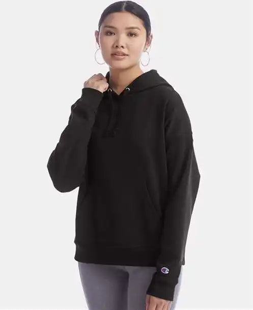 Champion S760 Women’s Powerblend Hooded Sweatshirt Black