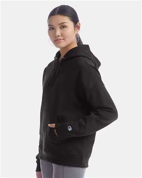 Champion S760 Women’s Powerblend Hooded Sweatshirt Black
