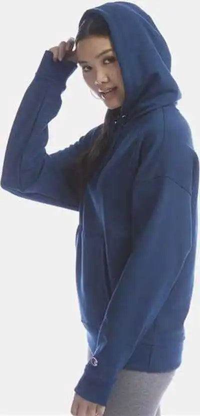 Champion S760 Women’s Powerblend Hooded Sweatshirt - Late Night Blue