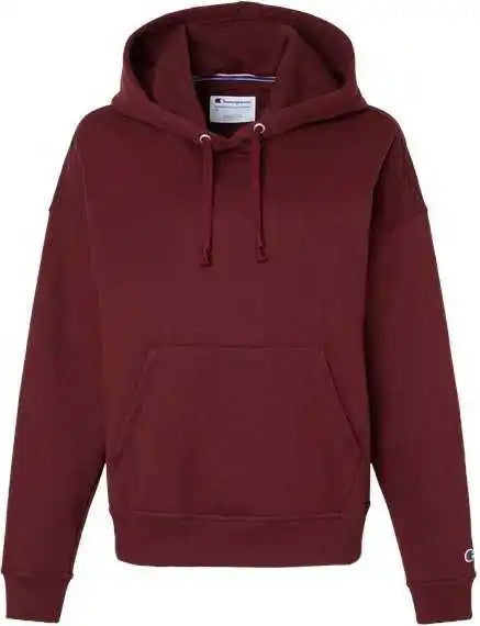 Champion S760 Women’s Powerblend Hooded Sweatshirt - Maroon