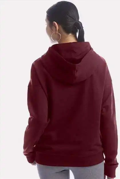 Champion S760 Women’s Powerblend Hooded Sweatshirt - Maroon