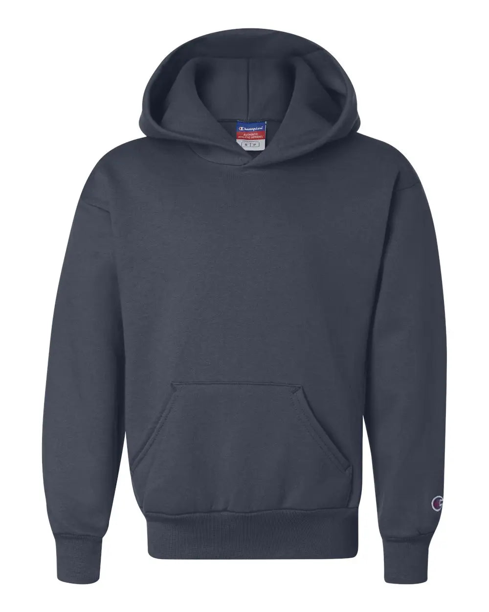 Champion S790 Powerblendâ Youth Hooded Sweatshirt - Navy