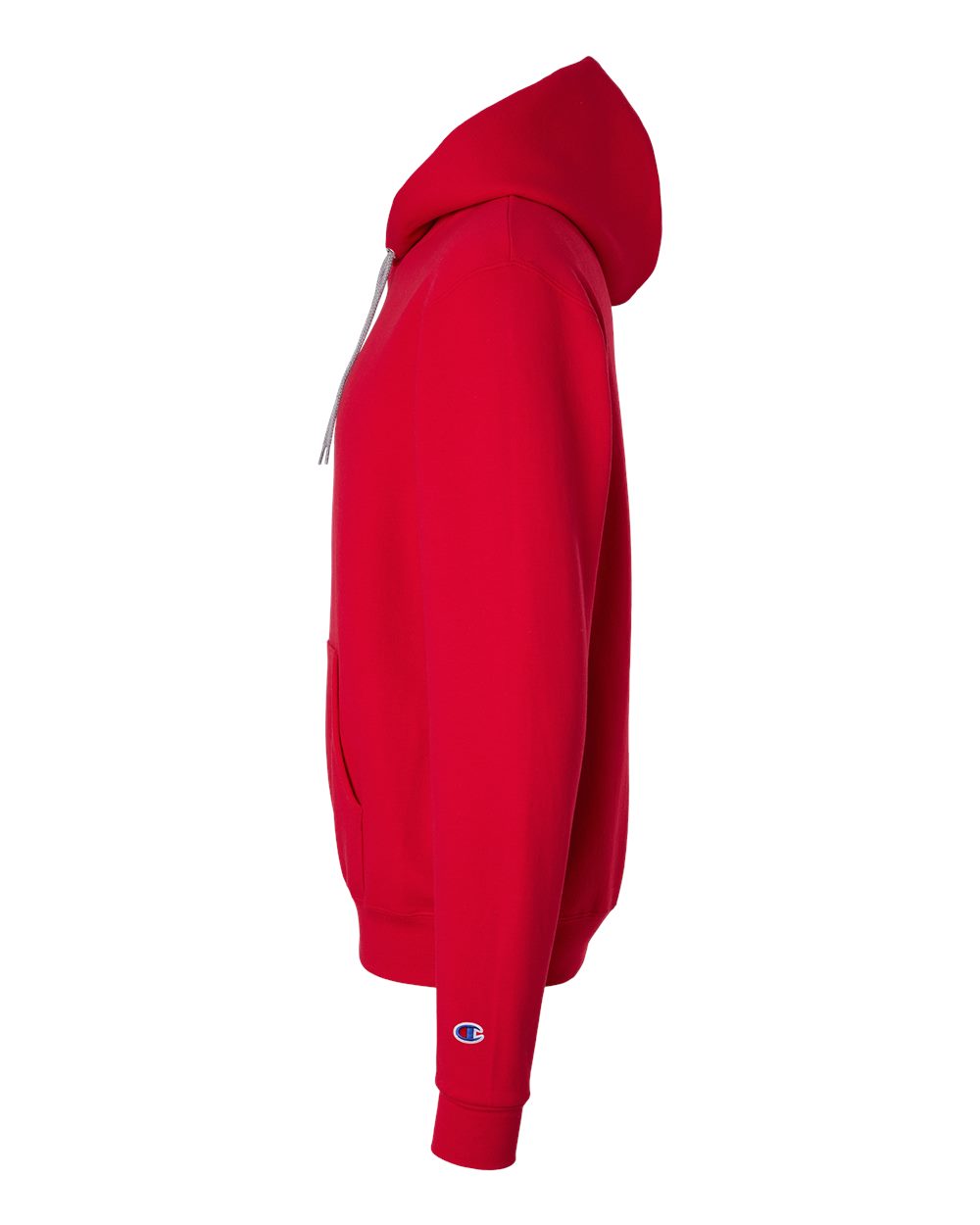 Champion S7cb0 Unisex Powerblend Contrast Color Hooded Sweatshirt - Scarlet Light Steel
