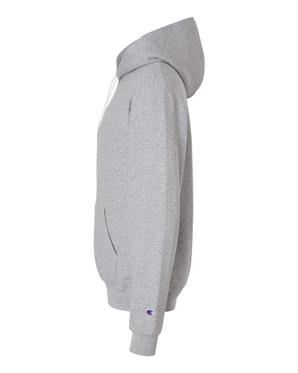 Champion S7cb0 Unisex Powerblend® Contrast Color Hooded Sweatshirt - Light Steel White