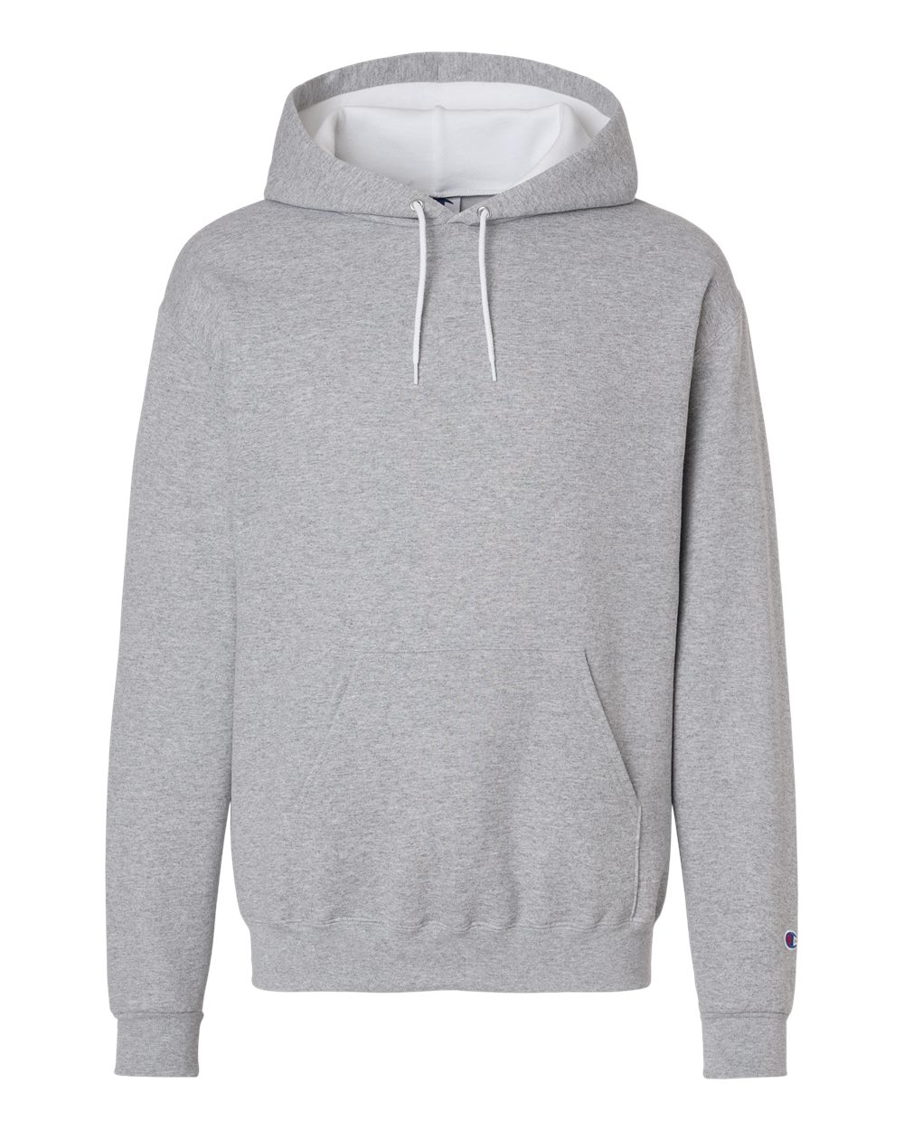 Champion S7cb0 Unisex Powerblend® Contrast Color Hooded Sweatshirt - Light Steel White