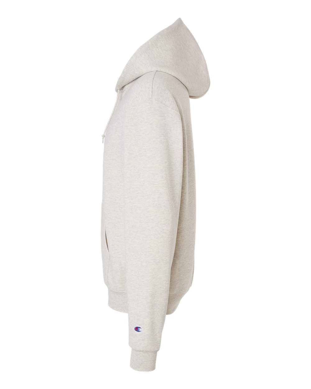 Champion S800 Powerblend Full-zip Hooded Sweatshirt - Oatmeal Heather