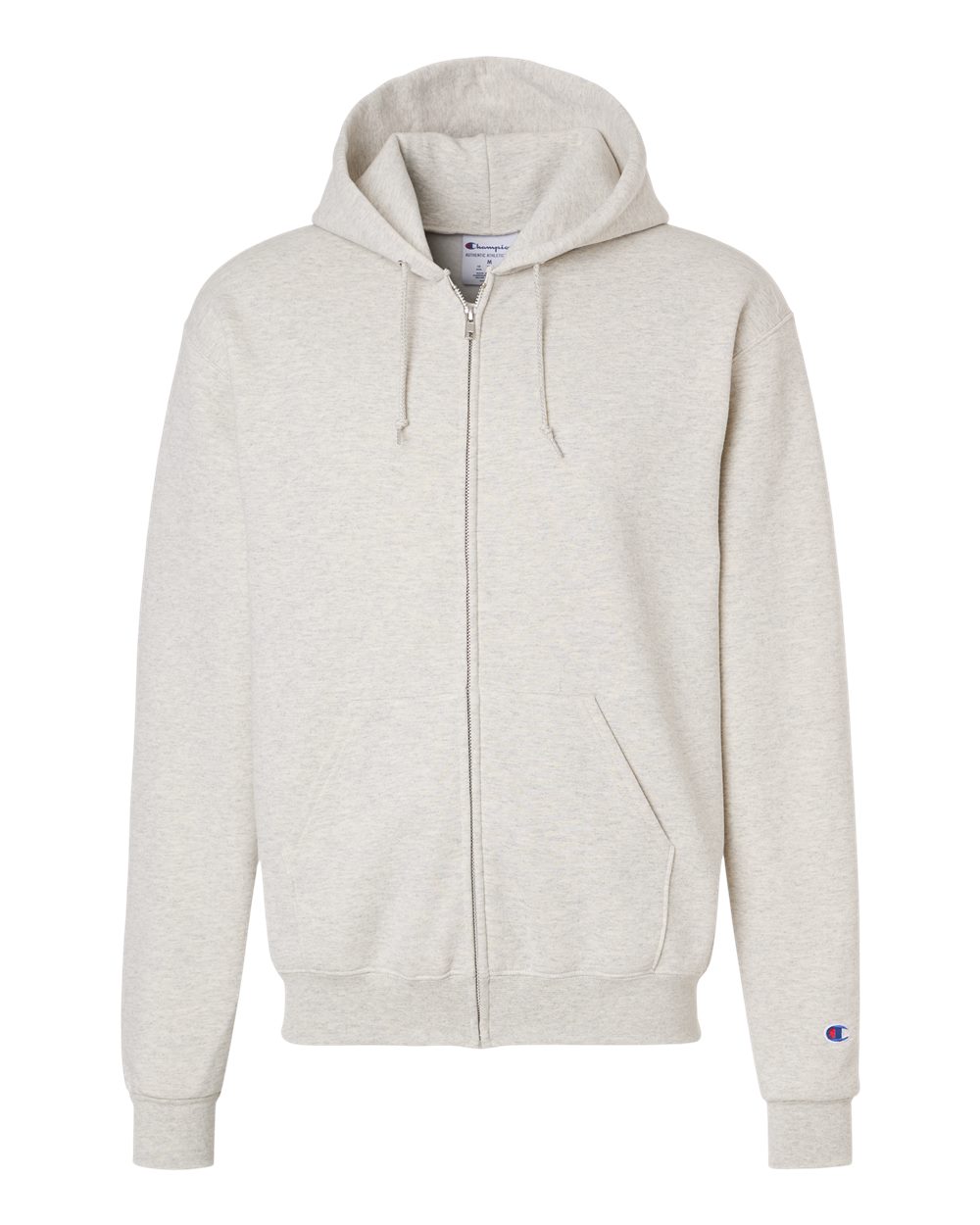 Champion S800 Powerblend Full-zip Hooded Sweatshirt - Oatmeal Heather
