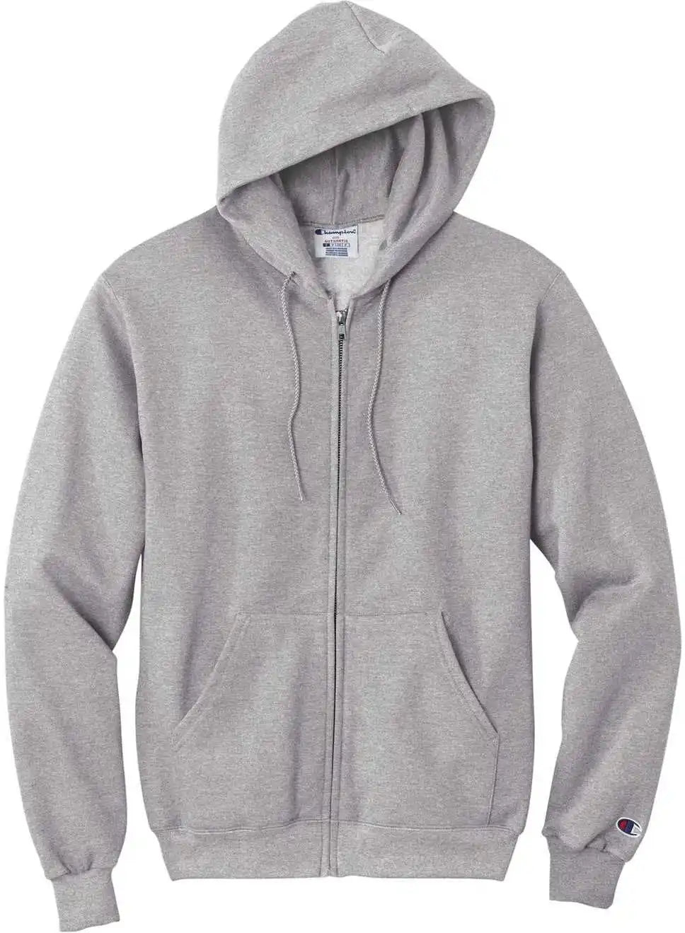 Champion S800 Powerblend Full Zip Hoodie Light Steel
