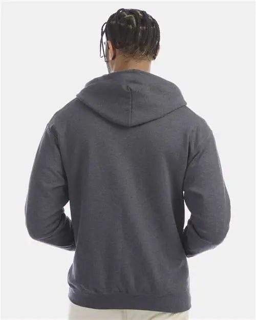 Champion S800 Powerblend® Full-zip Hooded Sweatshirt - Charcoal Heather