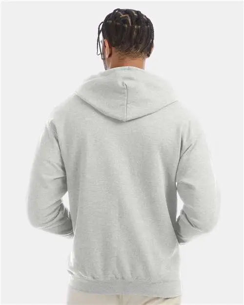 Champion S800 Powerblend® Full-zip Hooded Sweatshirt - Silver Grey