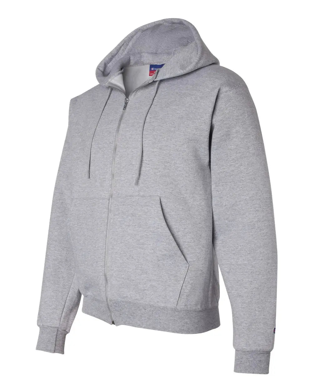 Champion S800 Powerblendâ Full-zip Hooded Sweatshirt - Light Steel