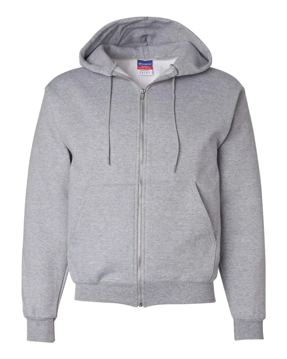 Champion S800 Powerblendâ Full-zip Hooded Sweatshirt - Light Steel