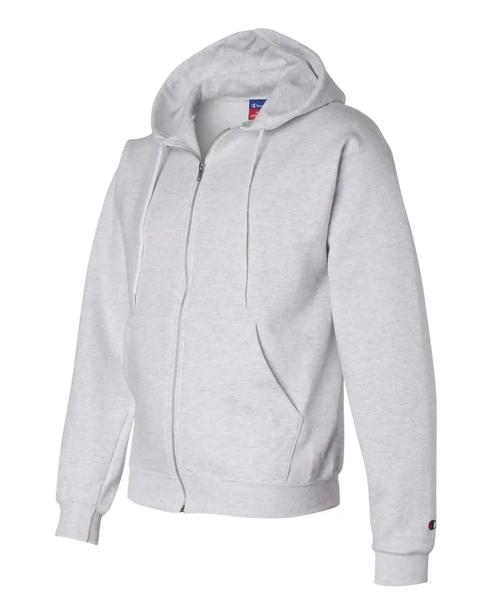 Champion S800 Powerblendâ Full-zip Hooded Sweatshirt - Silver Grey