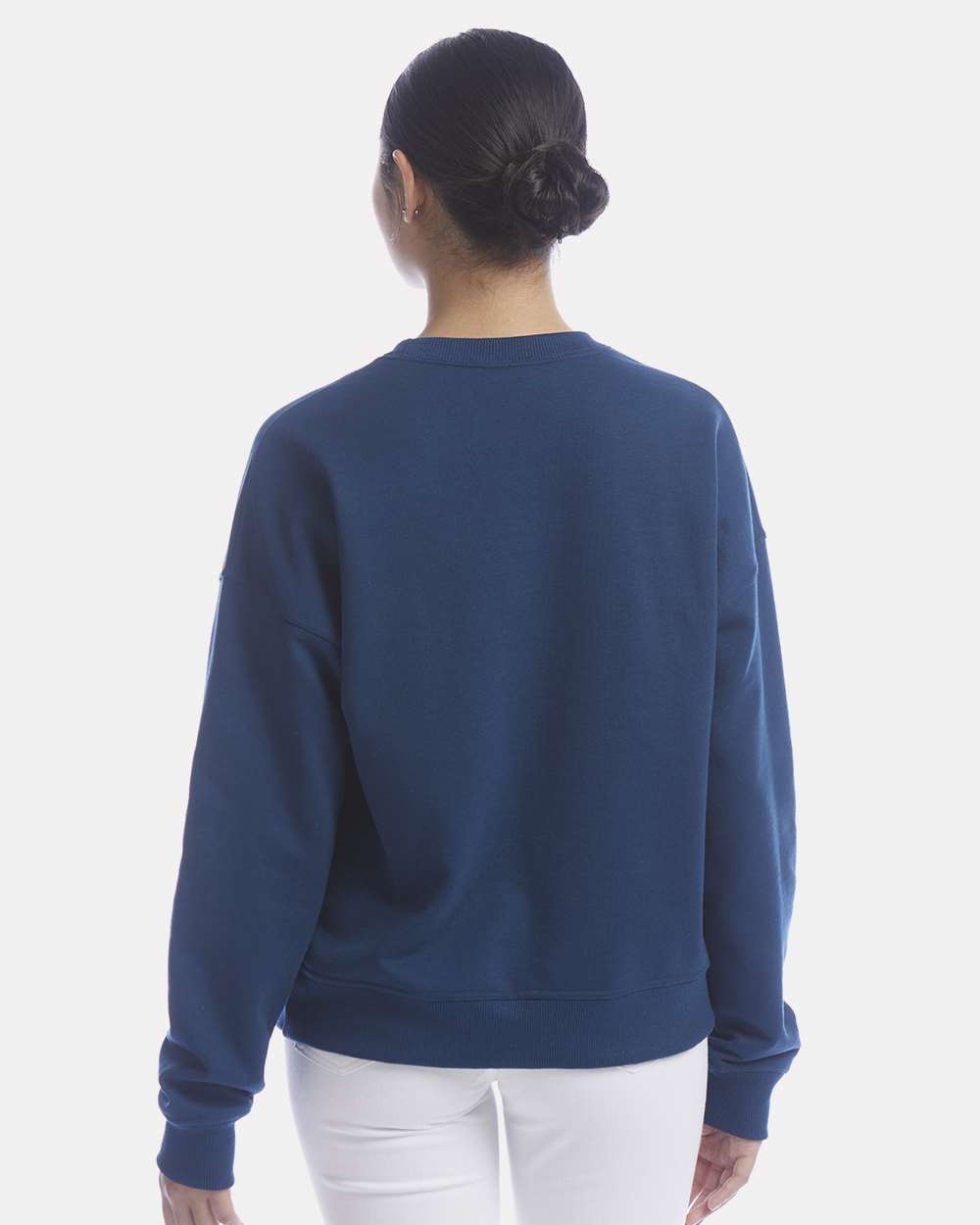Champion Sl650 Women’s Powerblend Crewneck Sweatshirt - Late Night Blue