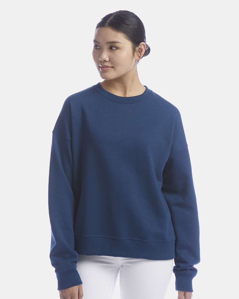 Champion Sl650 Women’s Powerblend Crewneck Sweatshirt - Late Night Blue