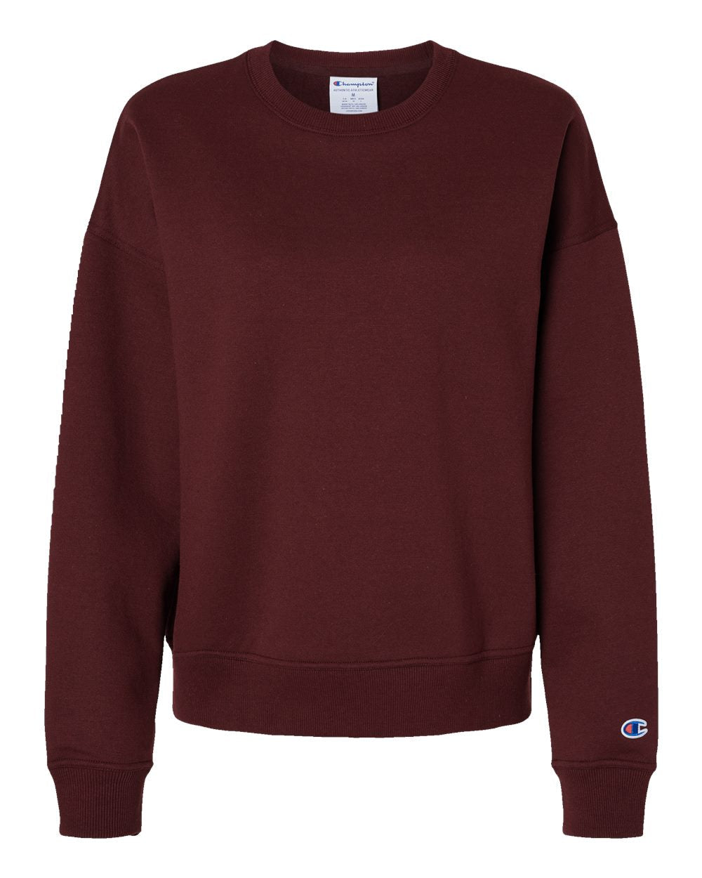 Champion Sl650 Women’s Powerblend Crewneck Sweatshirt - Maroon