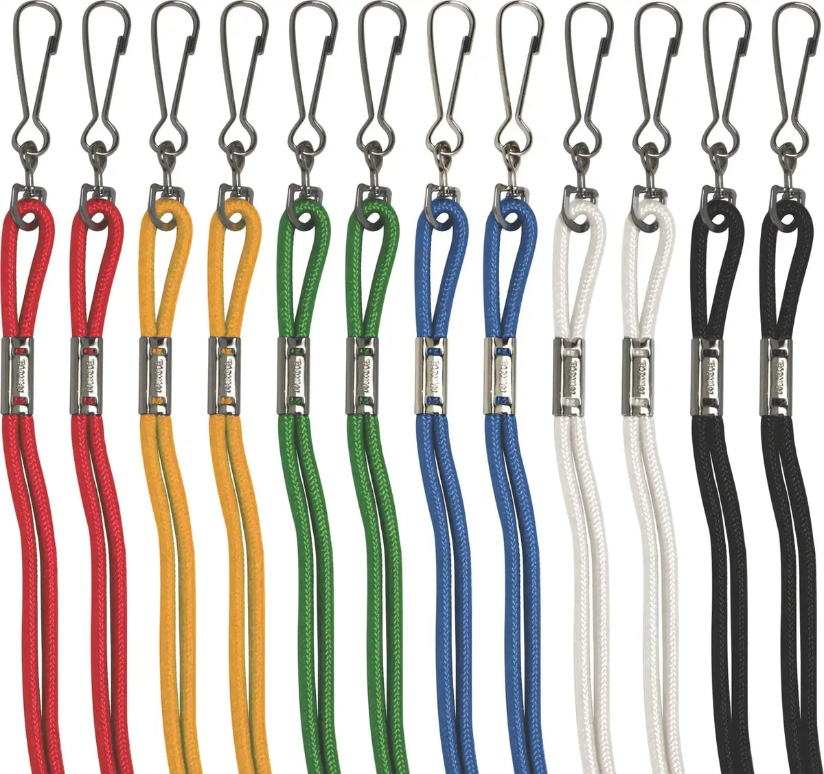 Champion Sports 125-126 Heavy-duty Nylon Lanyards - Doz - Assorted / Retail