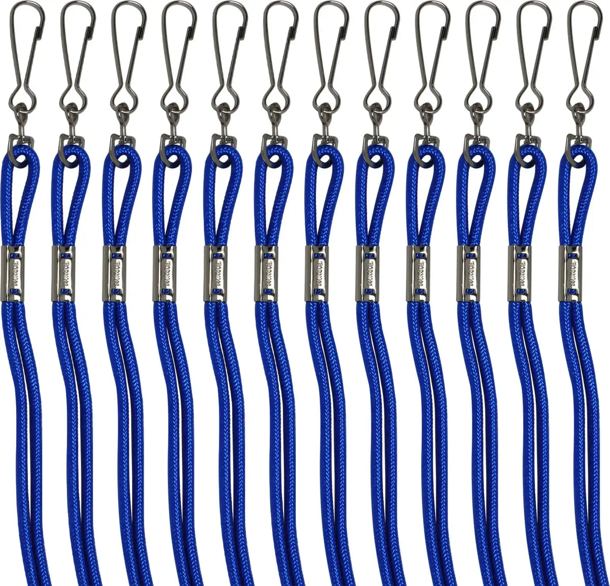 Champion Sports 125-126 Heavy-duty Nylon Lanyards - Doz - Blue / Poly Bag