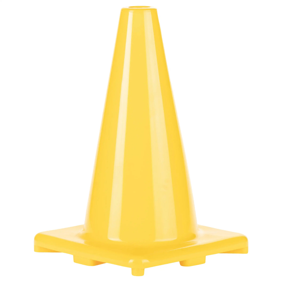 Champion Sports 12’’h Cone High-visibility Flexible Vinyl Cone - Ea - Yellow