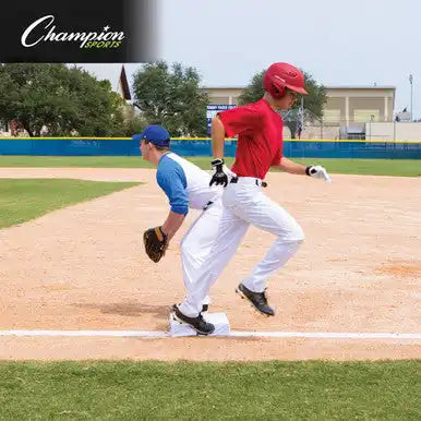 Champion Sports 15x15 Base Set 15’’ x Foam Filled Quilted Cover Base - Set