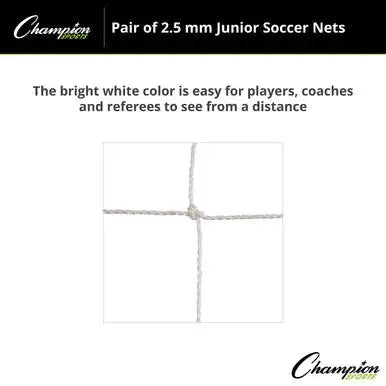 Champion Sports 204 3.5 Mm Official Size Soccer Net - Pr