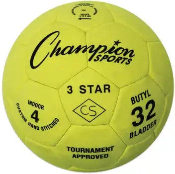 Champion Sports 3star 3 Star Indoor Soccer Ball - Ea