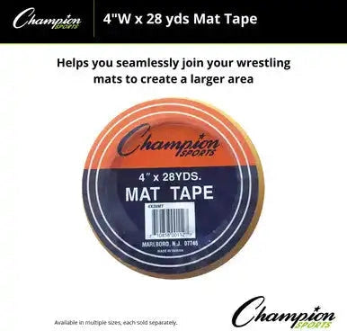 Champion Sports 4xmt 4’’w Mat Tape - Ea