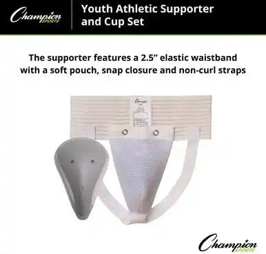 Champion Sports 8cs Intermediate Deluxe Cup &amp; Supporter - Ea