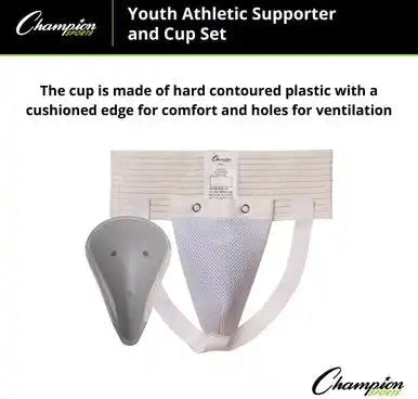 Champion Sports 8cs Intermediate Deluxe Cup &amp; Supporter - Ea