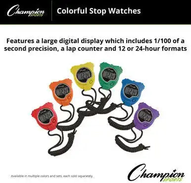 Champion Sports 910 Stopwatch - Ea