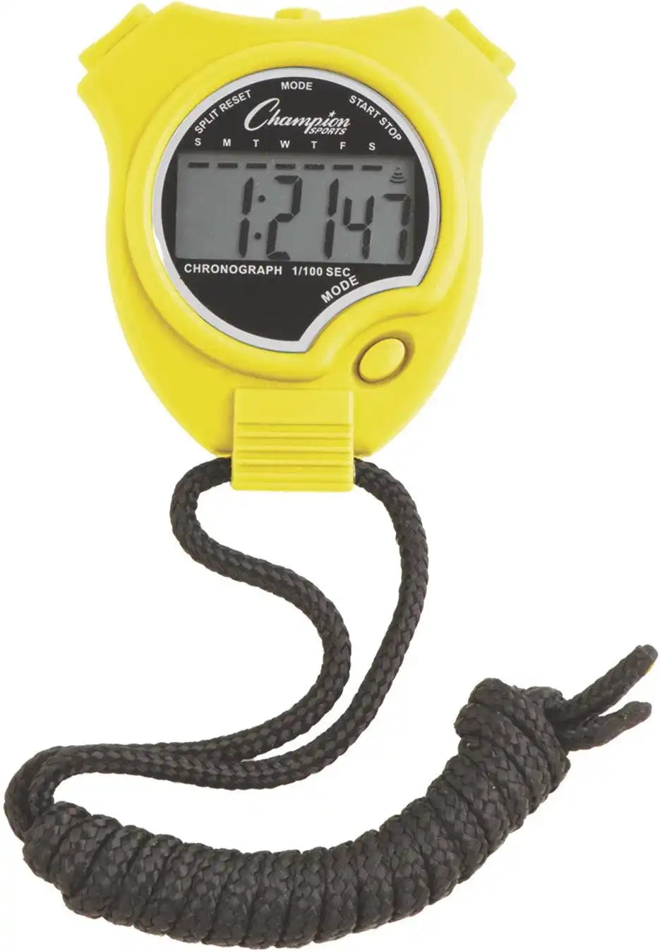 Champion Sports 910 Stopwatch - Ea - Yellow