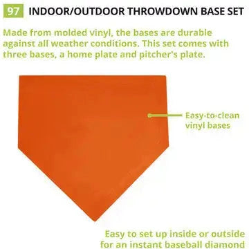 Champion Sports 97 Indoor/outdoor Throwdown Base - Set