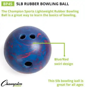 Champion Sports Bp Rubber Bowling Ball - Ea
