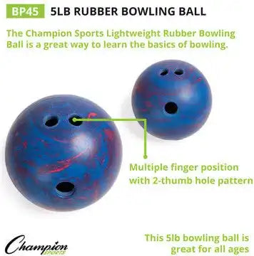 Champion Sports Bp Rubber Bowling Ball - Ea