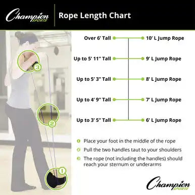 Champion Sports Bsr Ball Bearing Speed Rope - Ea