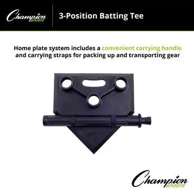 Champion Sports Bt103 3-positions Batting Tee - Ea