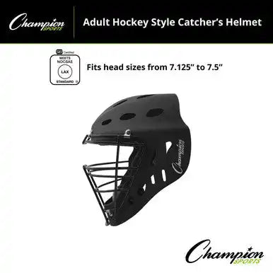 Champion Sports Ch6 Hockey Style Catcher’s Helmet - Ea - Youth