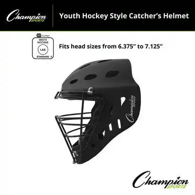 Champion Sports Ch6 Hockey Style Catcher’s Helmet - Ea - Youth